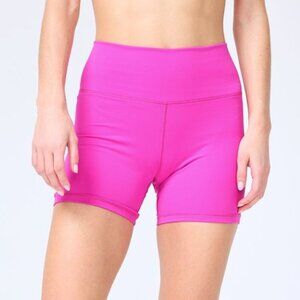 Terez TLC Booty Shorts XL Bougainvillea hot pink bike short NWOT high rise